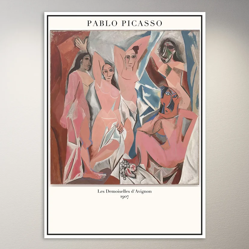 Pablo Picasso Les Demoiselles d'Avignon Poster