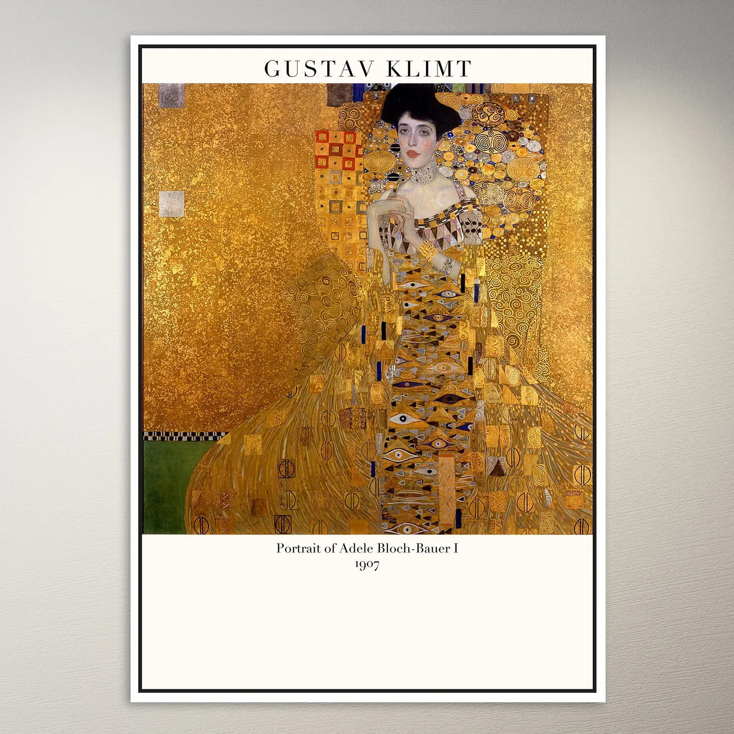 Gustav Klimt Portrait of Adele Bloch-Bauer I Poster