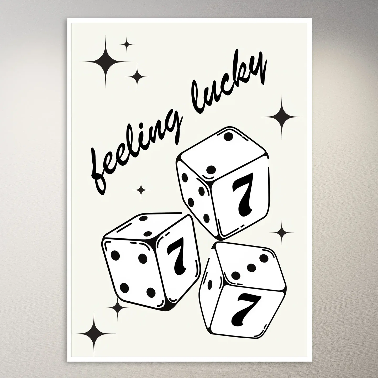Feeling Lucky With Triple Sevens Poster
