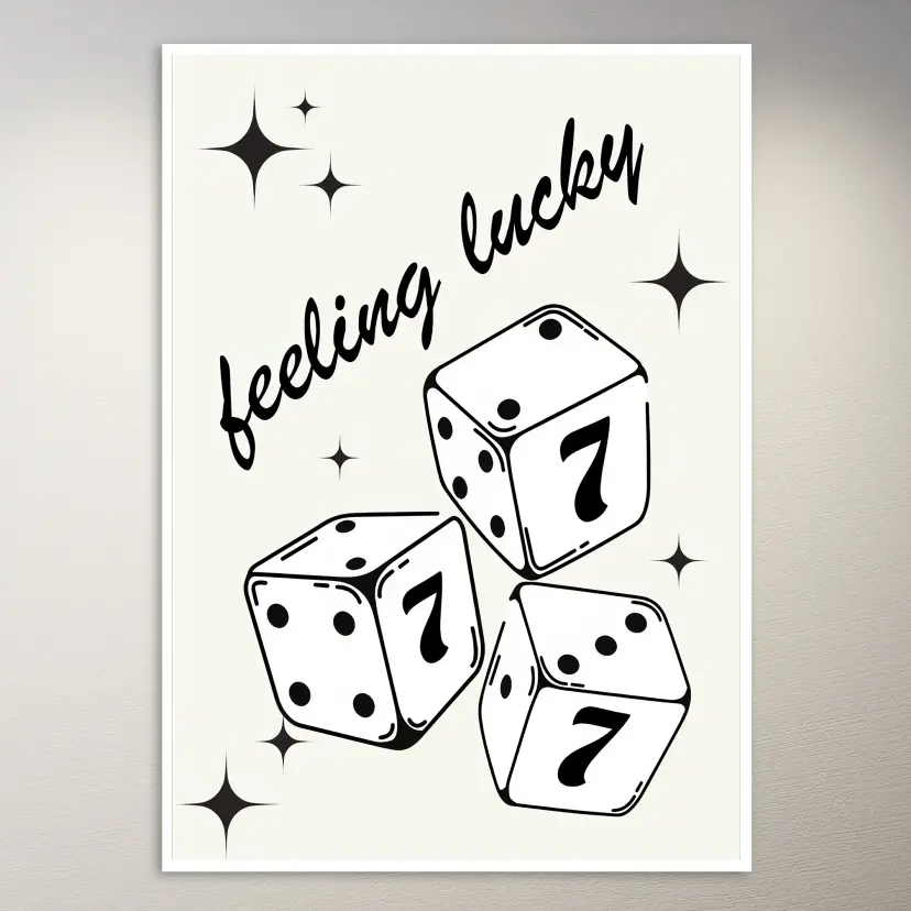 Feeling Lucky With Triple Sevens Poster