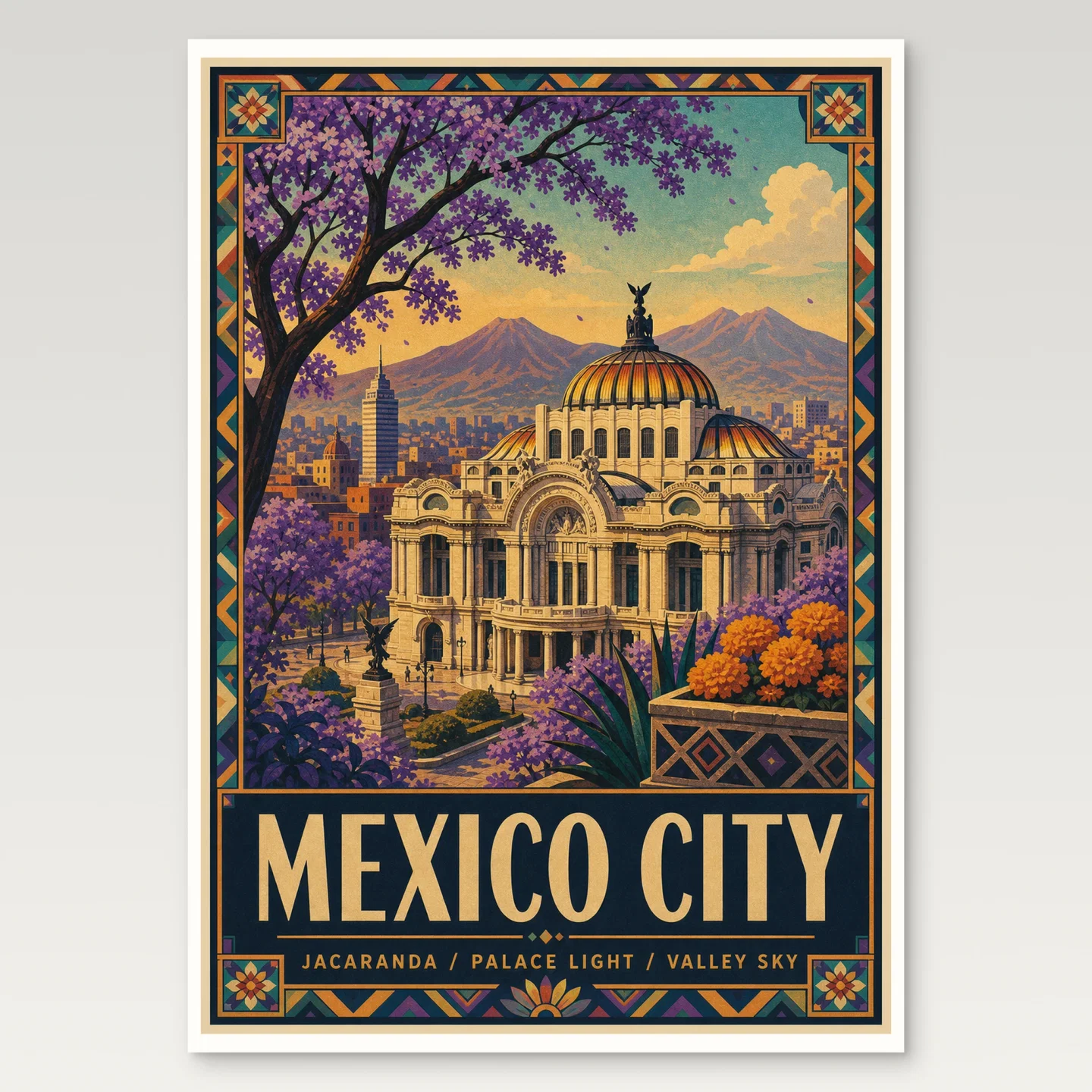 Mexico City Poster mockup