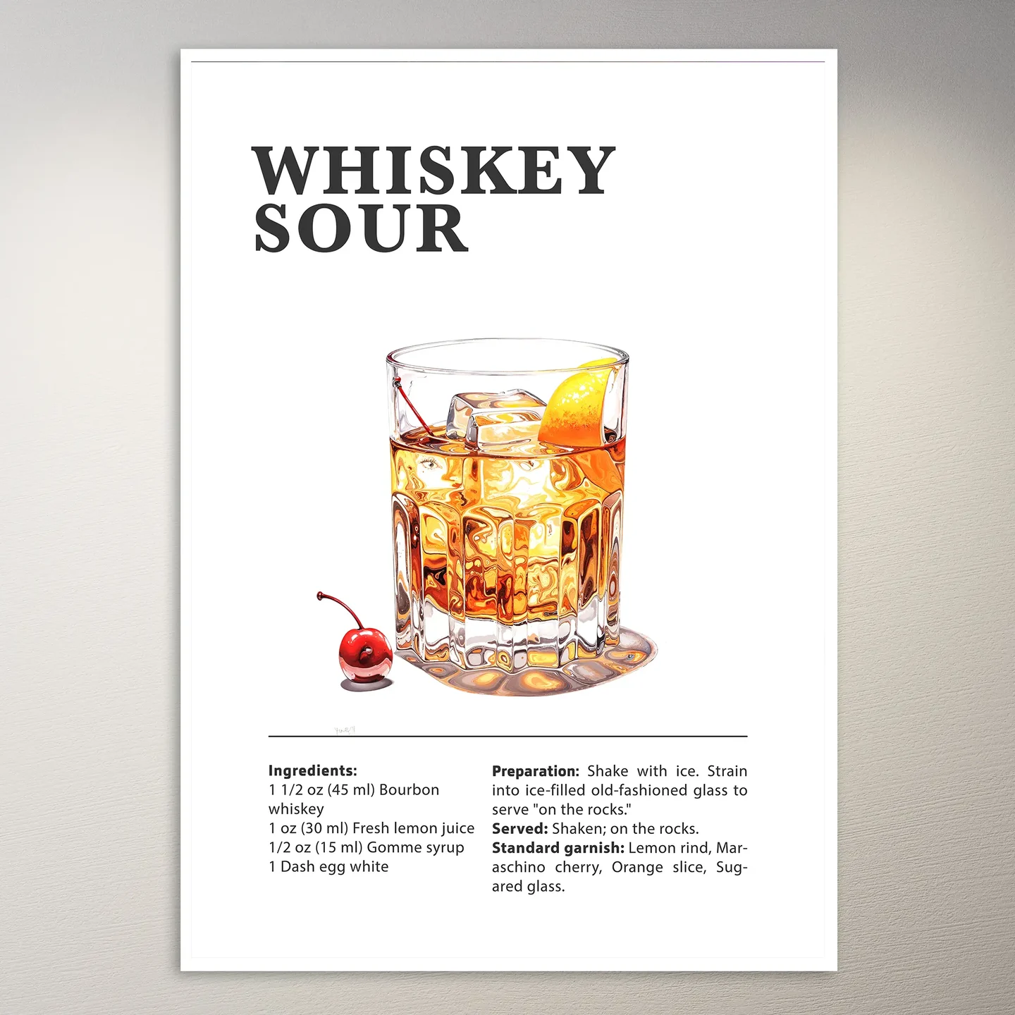 Whiskey Sour Poster