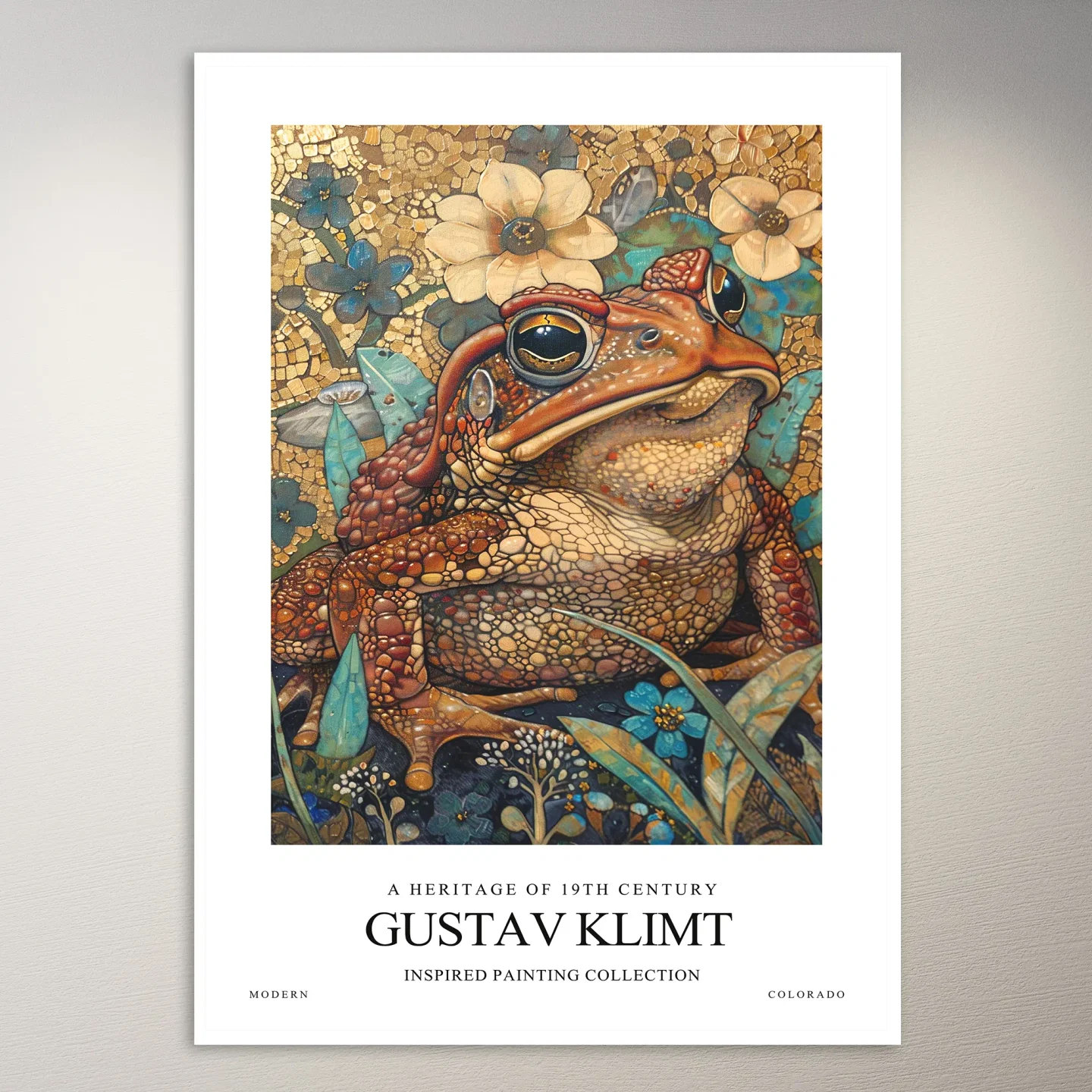 Gustav Klimt Inspired Painting | Art Poster