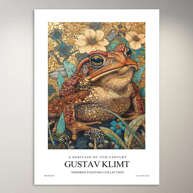 Gustav Klimt Inspired Painting | Art Poster