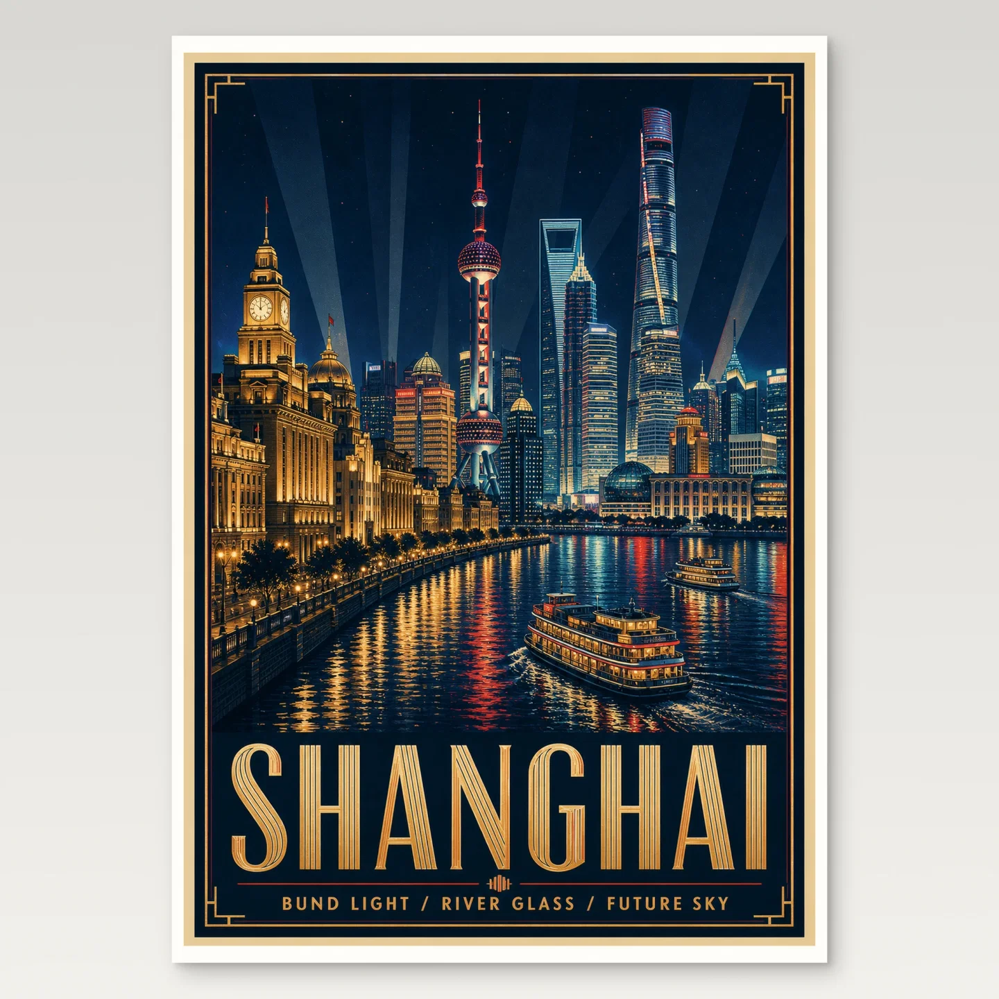Shanghai Poster mockup