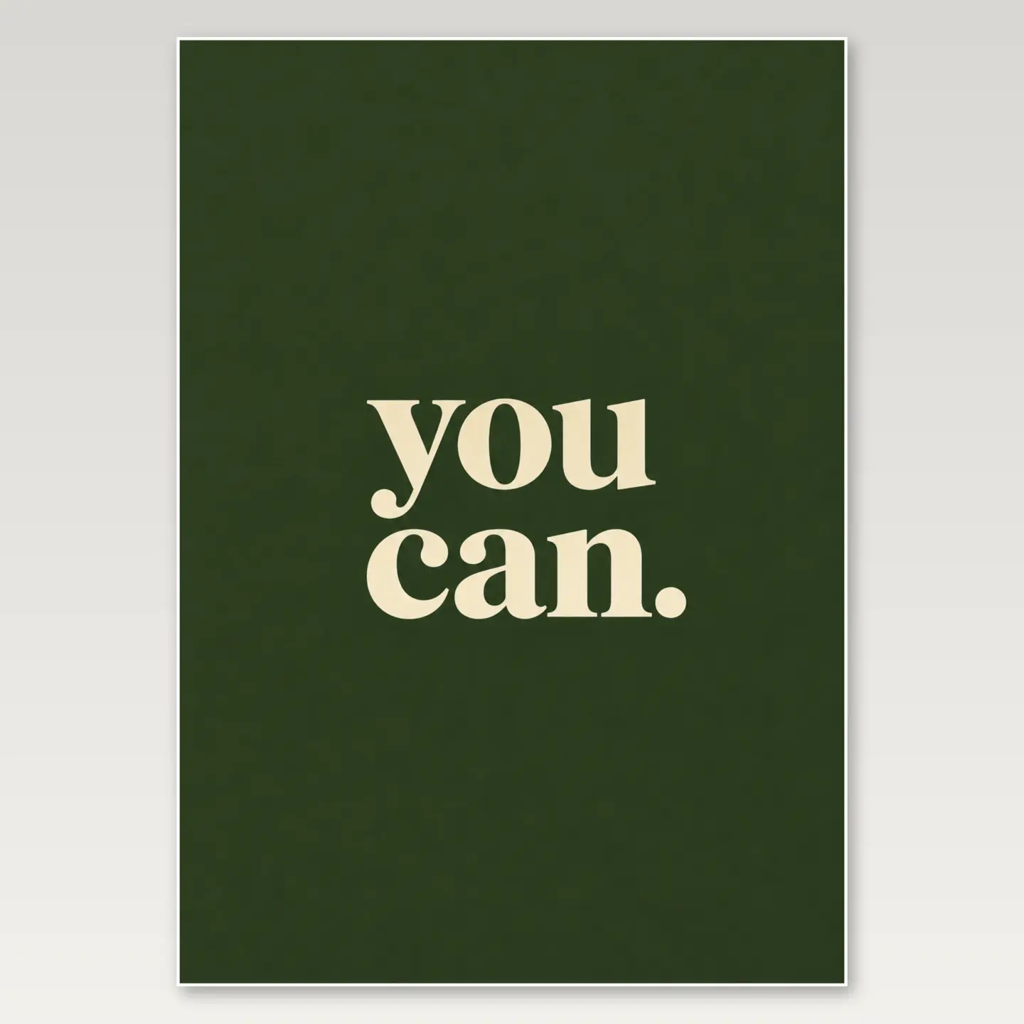 You Can A4 Poster mockup