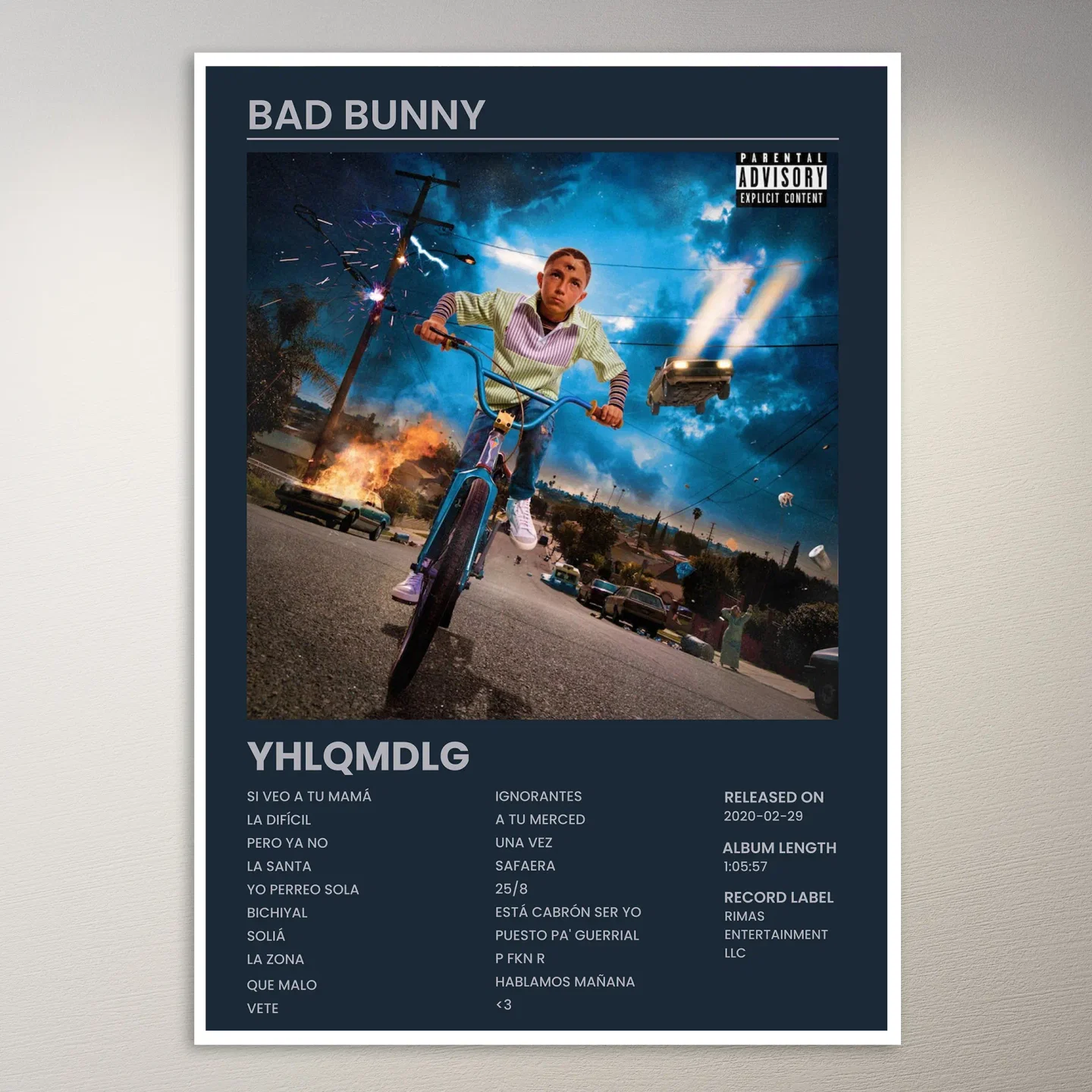 Bad Bunny Poster