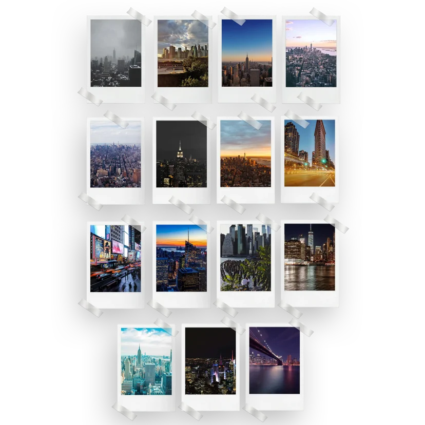 New York Prints Set of 15