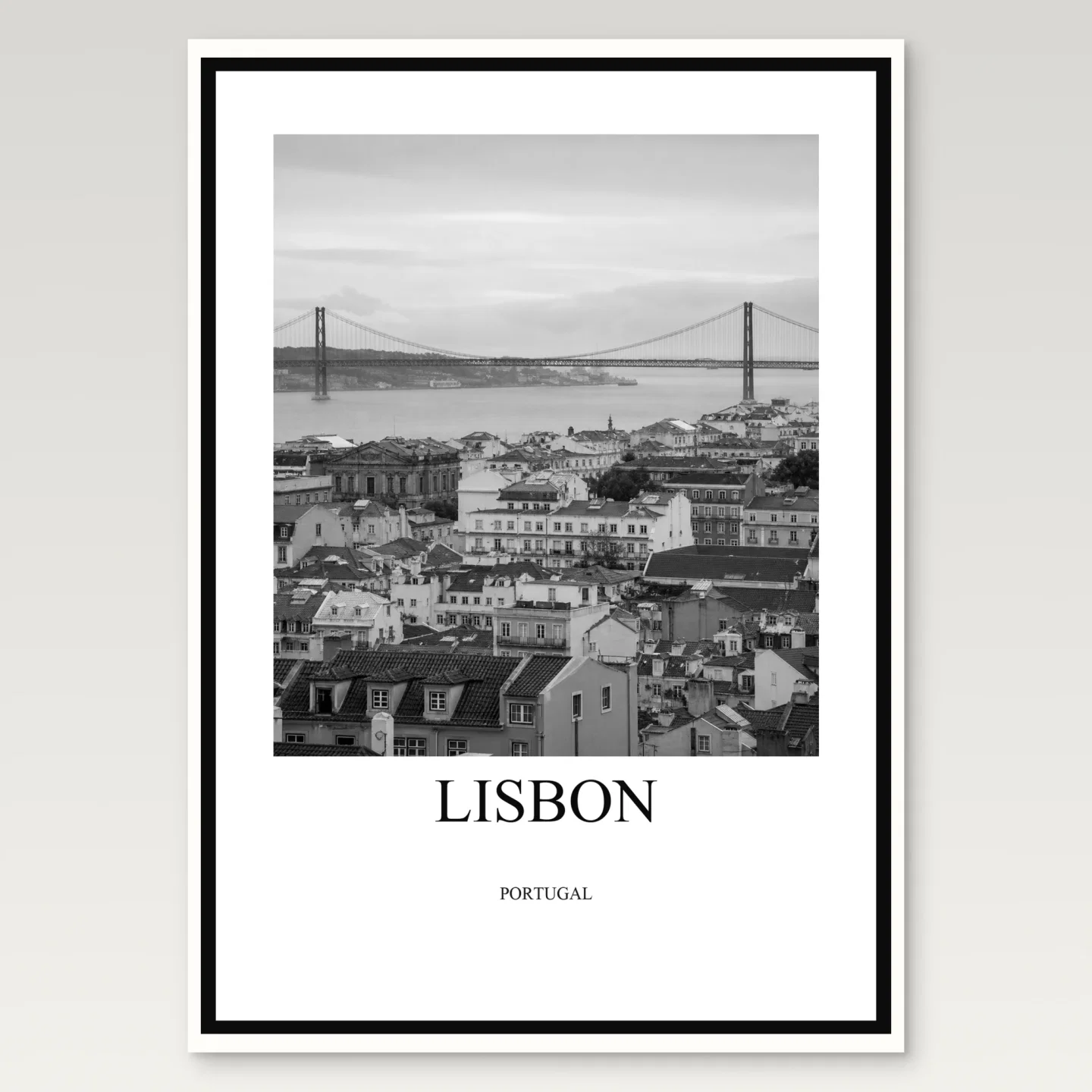 Lisbon Poster mockup