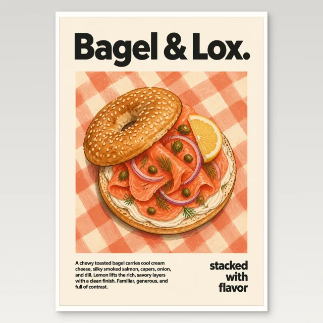 Bagel and Lox Poster
