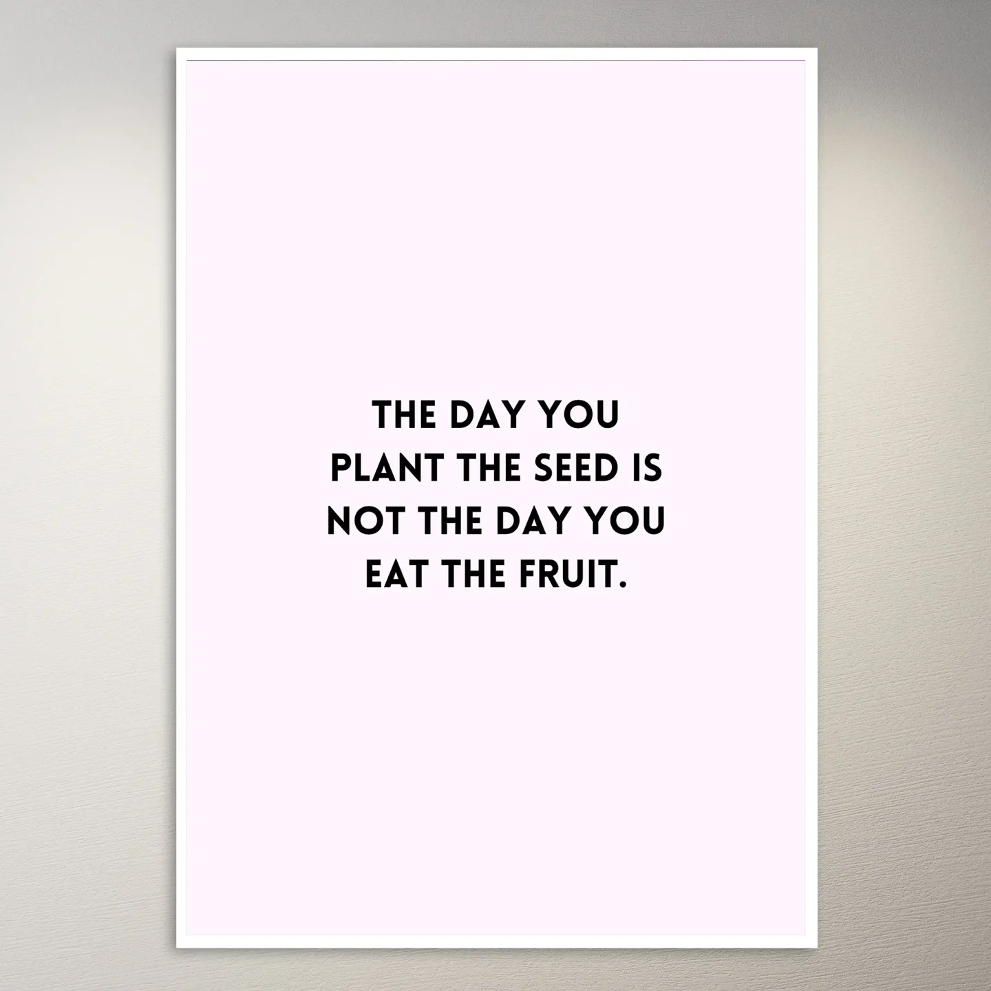 Motivational Quote Wall Poster