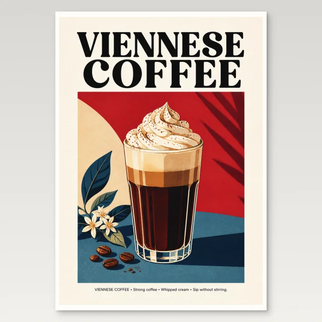 Viennese Coffee Poster