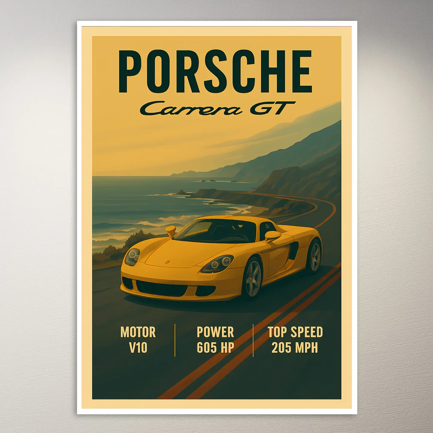Porsche Carrera GT Poster