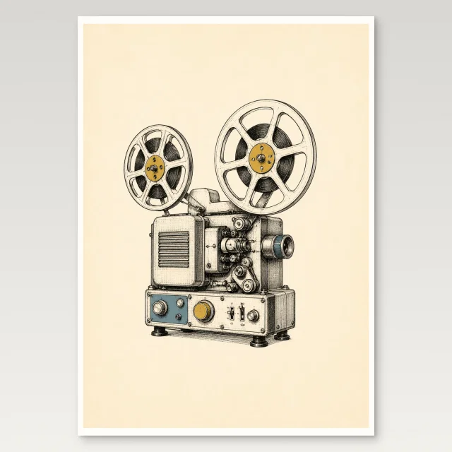 Film Projector Poster