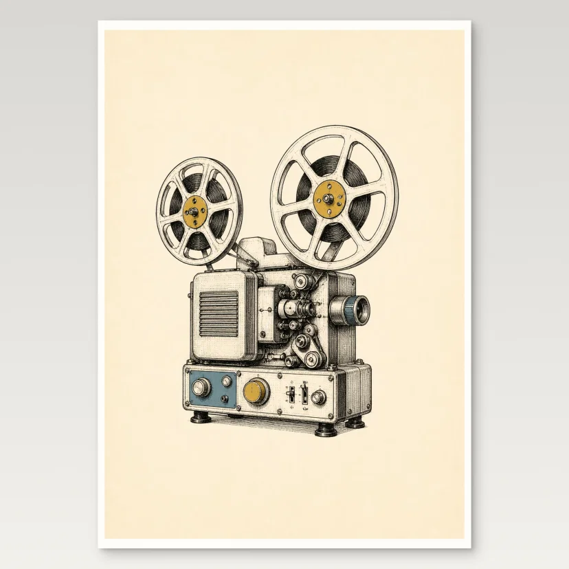 Film Projector Poster