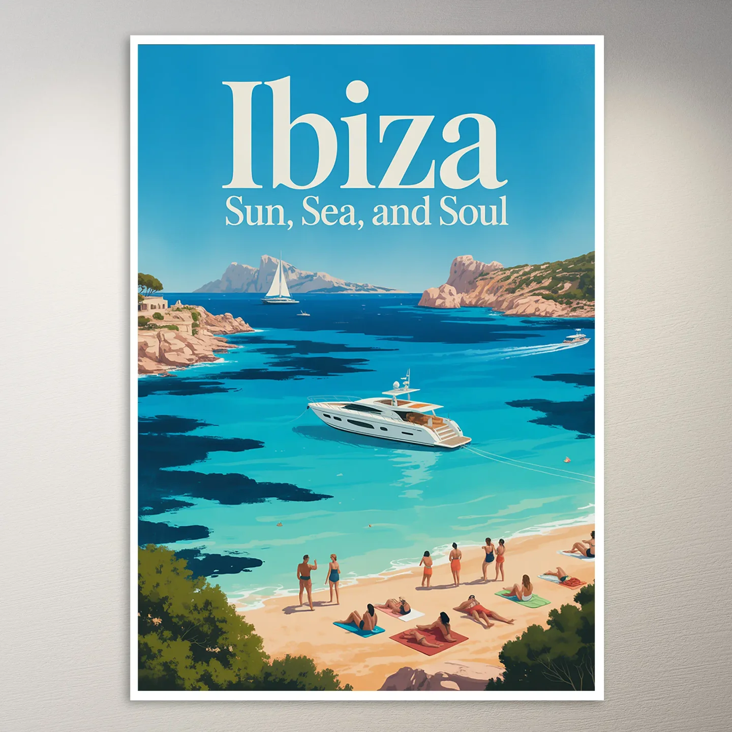Ibiza Travel Poster