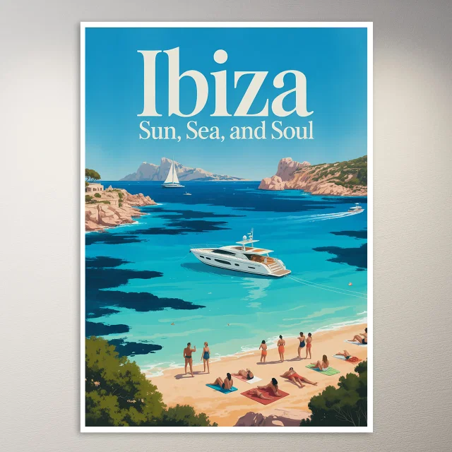 Ibiza Travel Poster