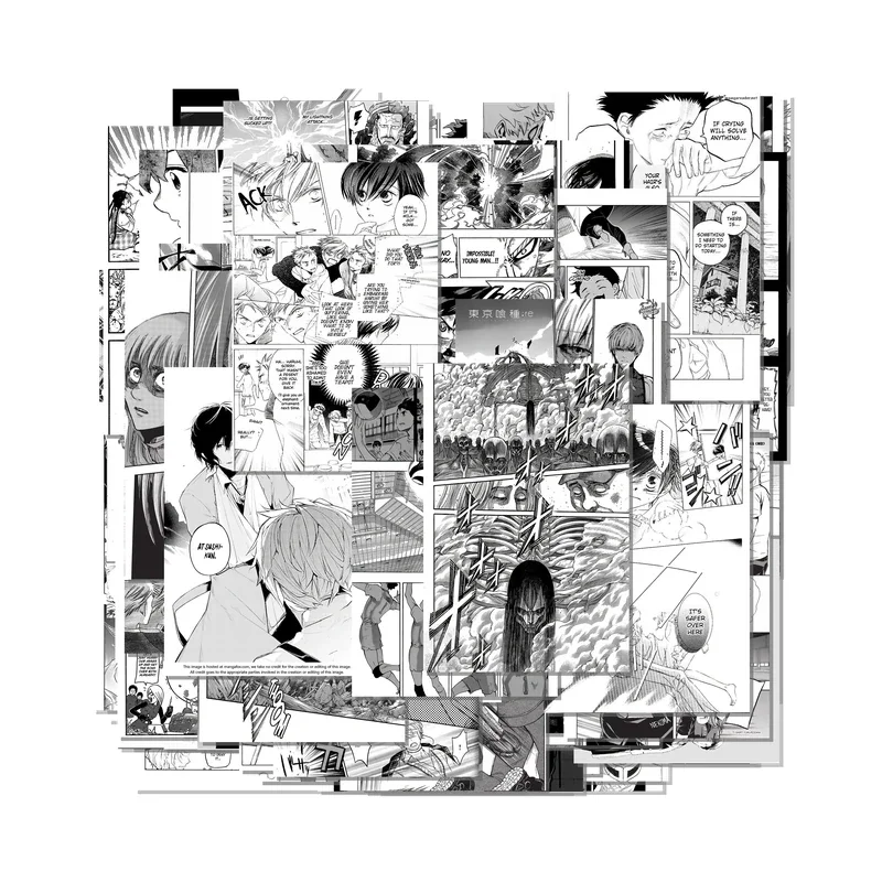 Manga Set of 200 Collage Kit