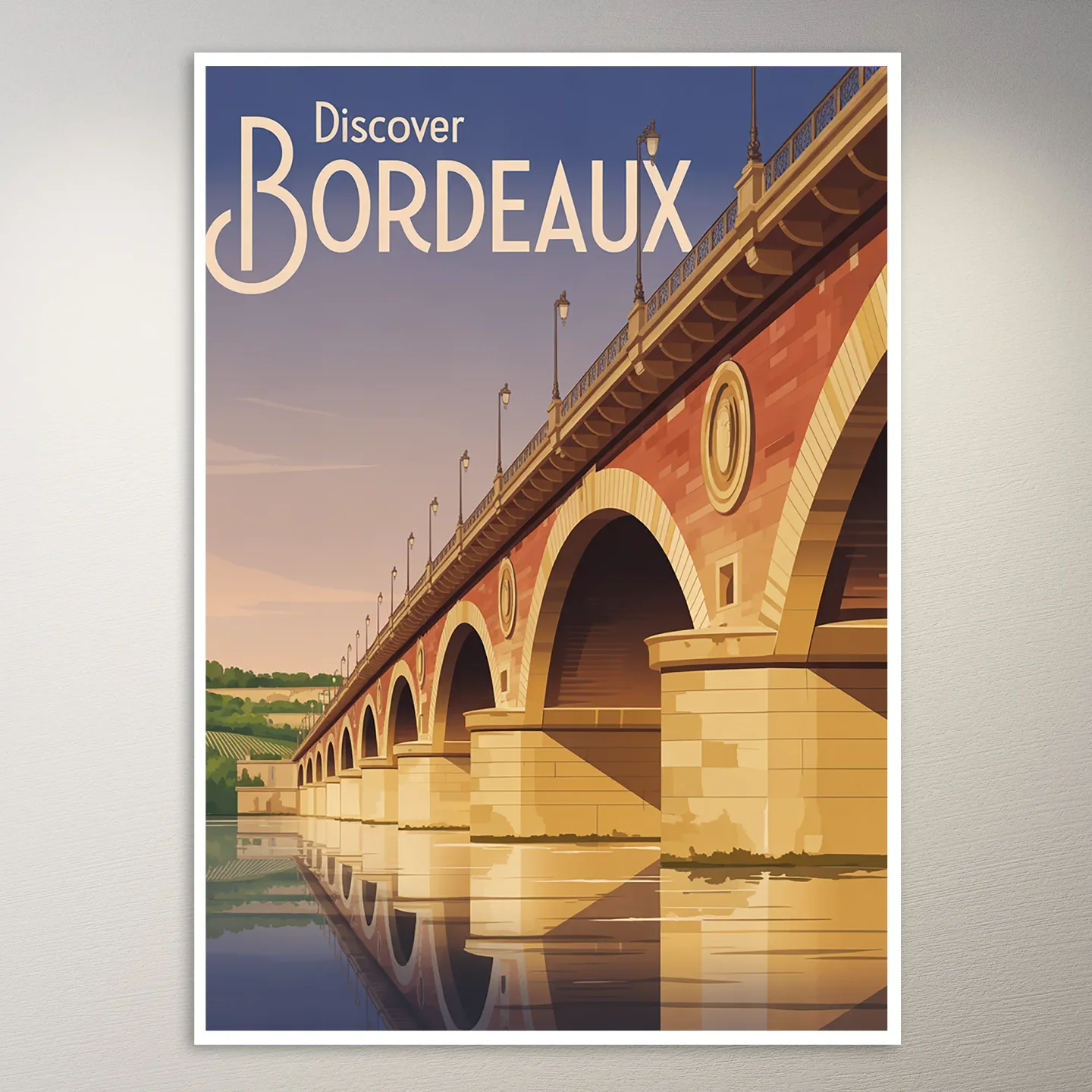 Bordeaux Travel Poster