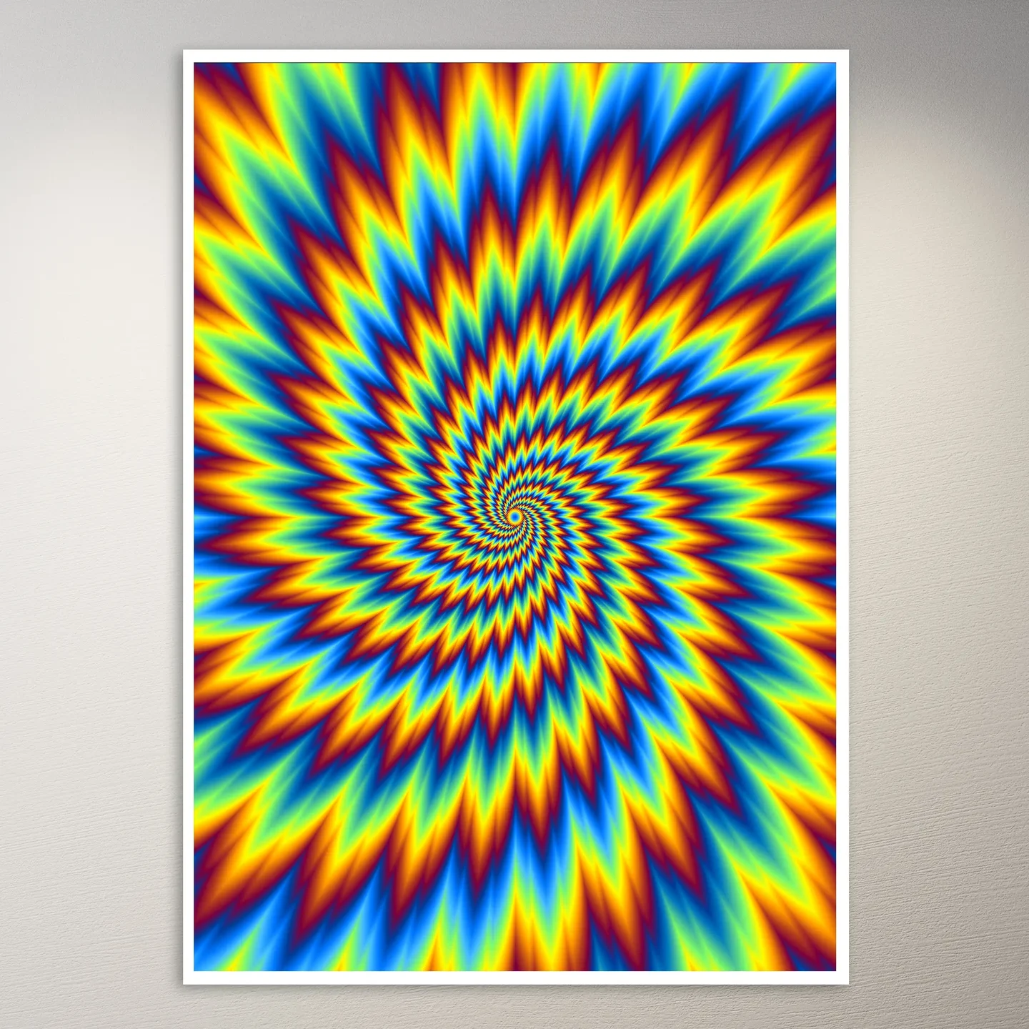 Psychedelic Trippy Aesthetic Wall Poster