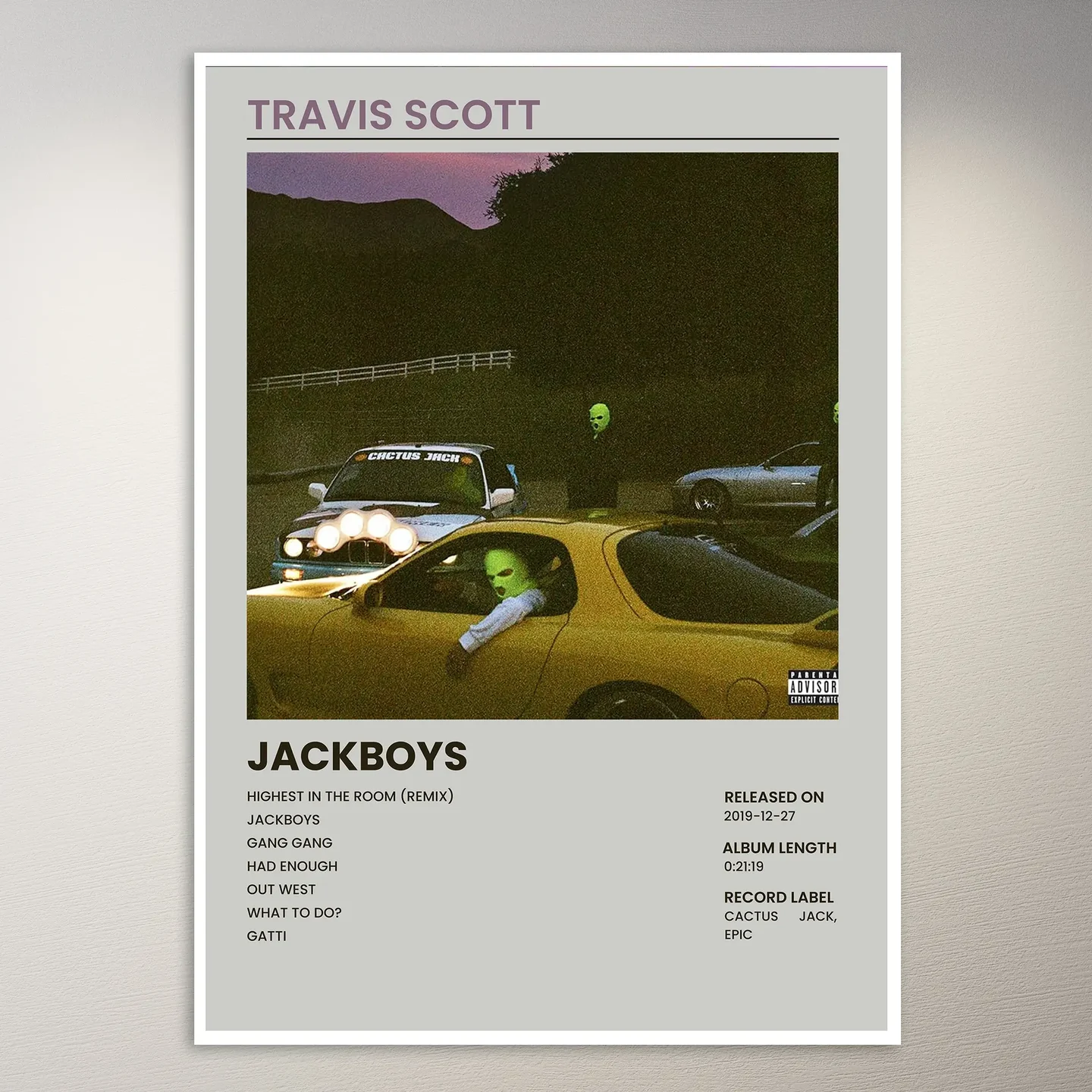 Travis Scott Poster