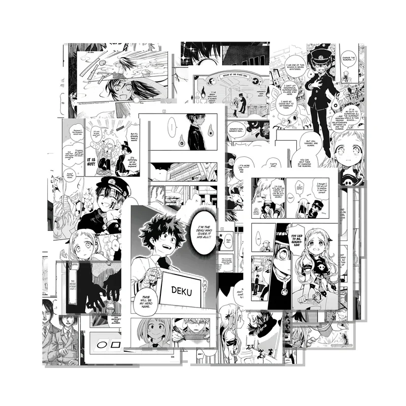 Manga Set of 100 Collage Kit