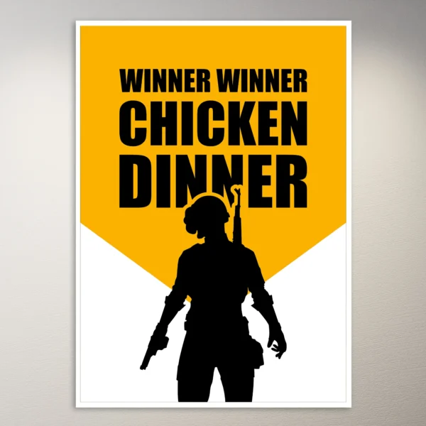 Winner Winner Chicken Dinner | Anime Poster