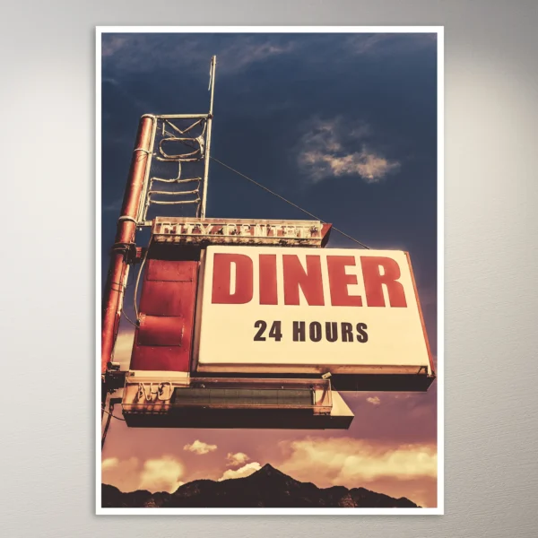 Vintage Diner Poster