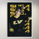 BTS Suga Poster | K-Pop Poster | BTS Poster