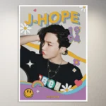 J-Hope BTS Inspired Art Poster | K-Pop Poster | BTS Poster