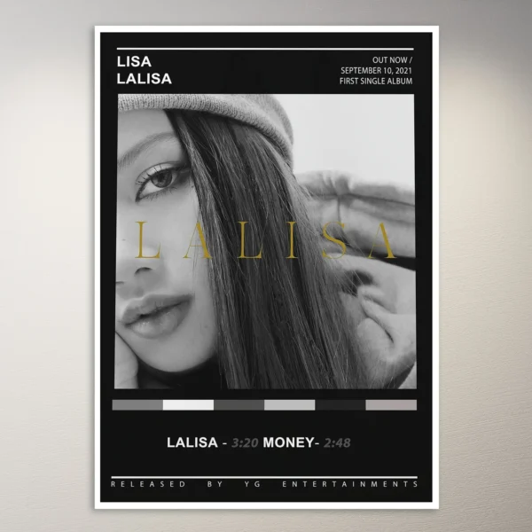 Lisa - La Lisa Album Cover Poster | K-Pop Poster