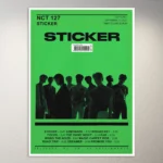 NCT 127 Album Cover Poster | K-Pop Poster