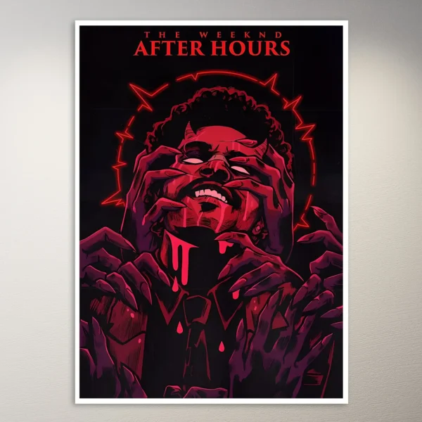 The Weeknd After Hours Poster | Music Poster