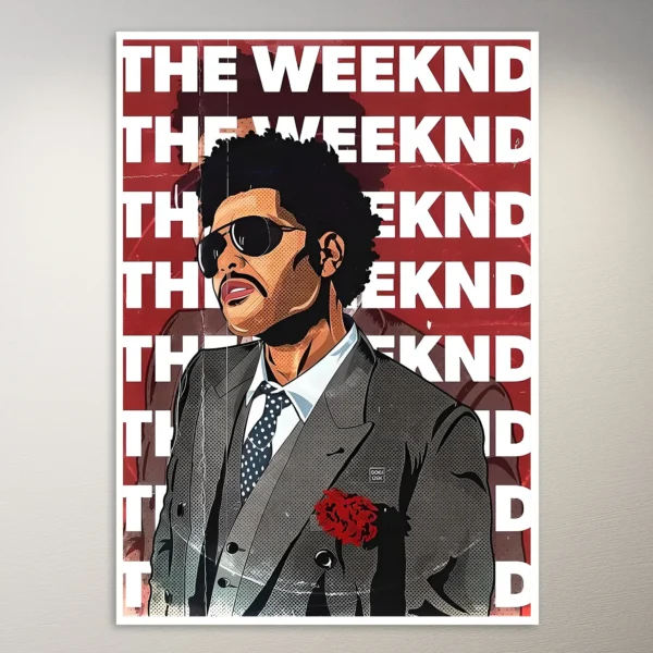 The Weeknd Poster| Music Poster