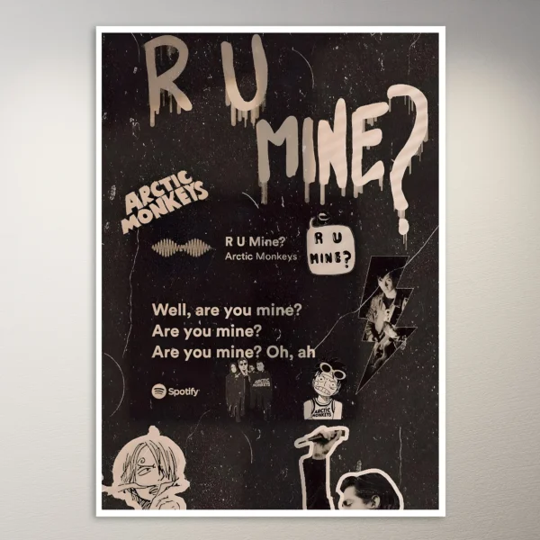 R u Mine? Arctic Monkeys Poster | Music Poster