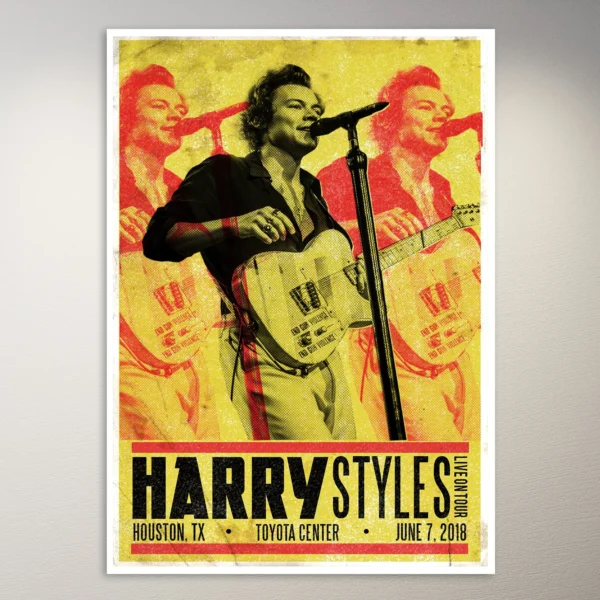 Harry Styles Vintage Poster | Music Poster