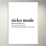 Sicko Mode Poster | Music Poster