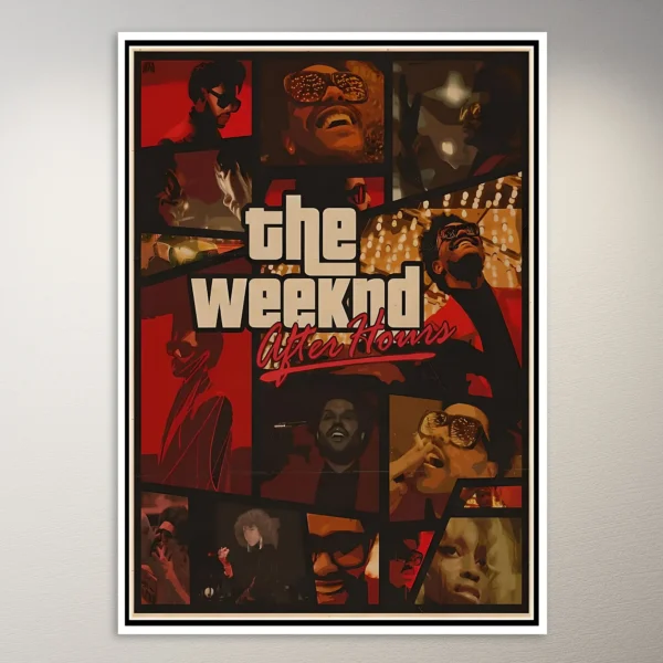 The Weeknd GTA Poster | Music Poster