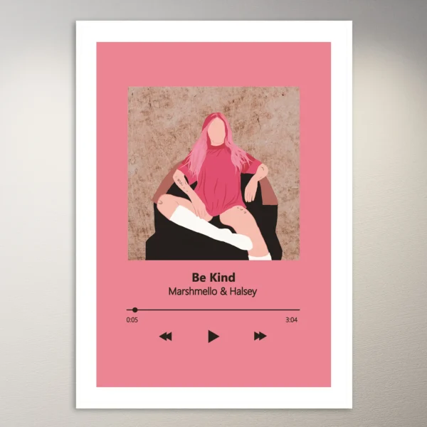 Be Kind Halsey Poster | Music Poster