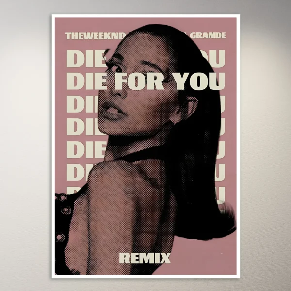 The Weeknd Die for You Poster | Music Poster