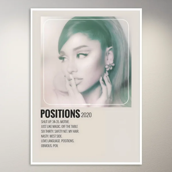 Ariana Grande Positions Poster | Music Poster