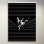 Skull Looking Through | Aesthetic Poster