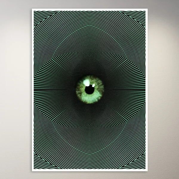 Psychedelic Optical Illustion Poster