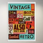 Vintage Sign Poster