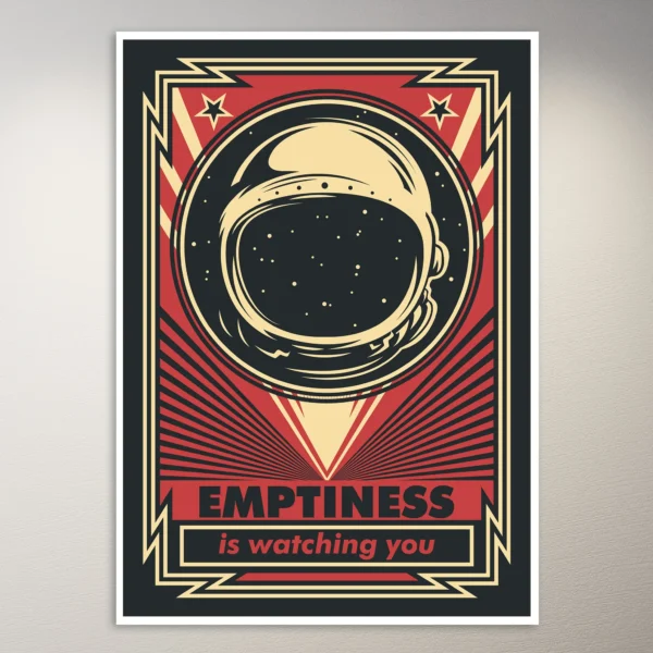 Vintage Astronaut Poster