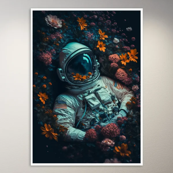 Fantasy Astronaut Astronomy Poster