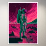 Fantasy Astronaut Astronomy Poster