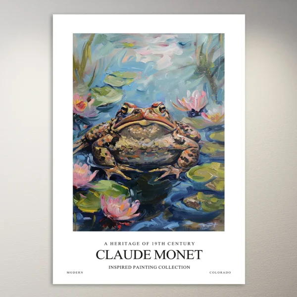 Claude Monet Inspired Painting | Art Poster