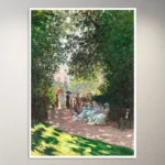 The Parc Monceau (1878) by Claude Monet Poster