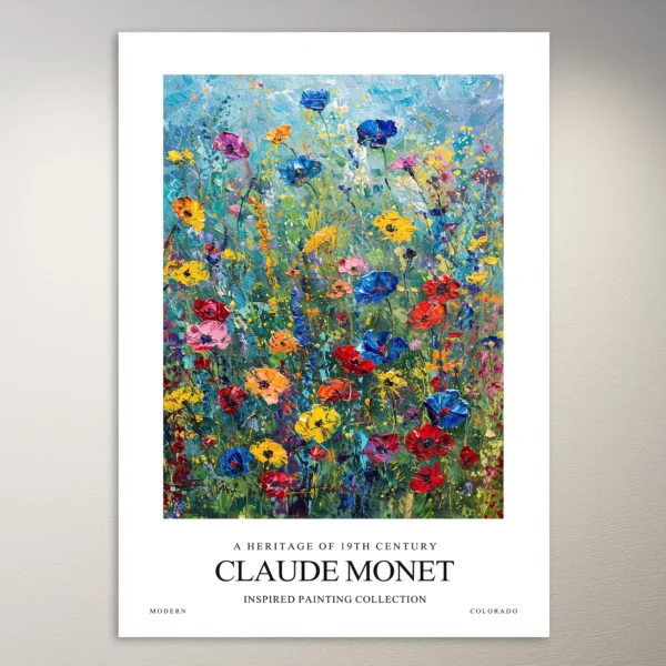 Claude Monet Inspired Painting | Art Poster